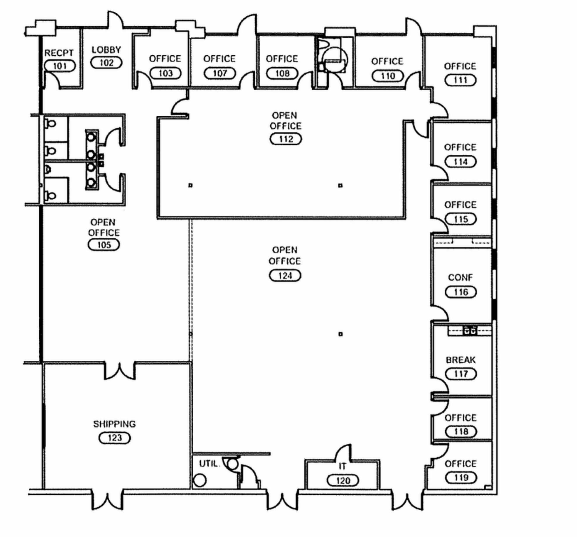 201 London Pky, Birmingham, AL for lease Floor Plan- Image 1 of 4