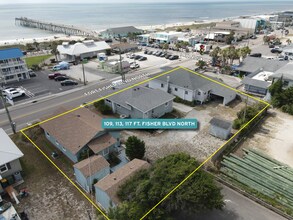 109-113 117 Fort Fisher Blvd N, Kure Beach, Kure Beach, NC - Aerial  map view - Image1