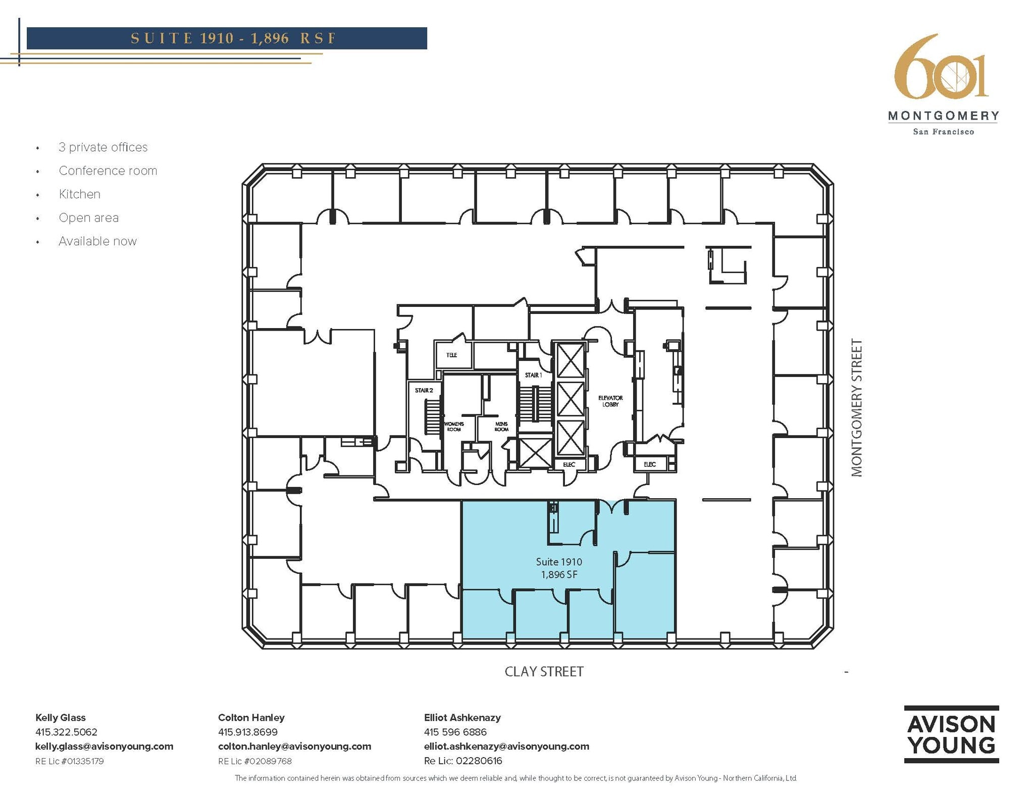 601 Montgomery St, San Francisco, CA for lease Floor Plan- Image 1 of 1