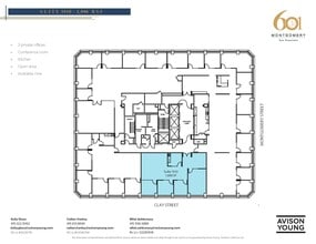 601 Montgomery St, San Francisco, CA for lease Floor Plan- Image 1 of 1