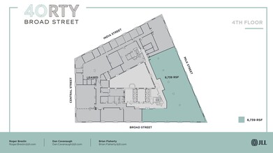 40 Broad St, Boston, MA à louer Plan de site- Image 1 de 1