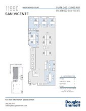 11990 San Vicente Blvd, Los Angeles, CA à louer Plan d  tage- Image 2 de 2