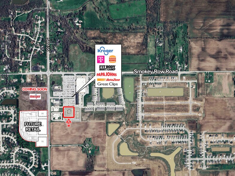 Smokey Row Road & 135 sr, Greenwood, IN à louer - Photo du bâtiment - Image 2 de 2