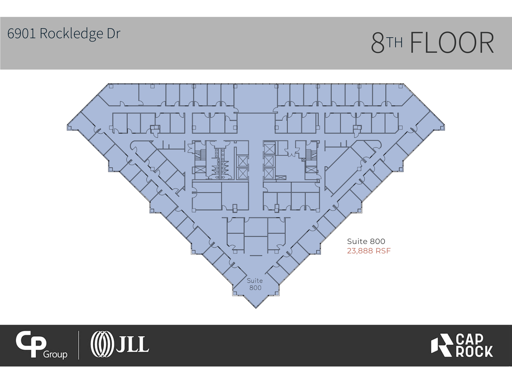 6903 Rockledge Dr, Bethesda, MD à louer Plan d’étage- Image 1 de 1