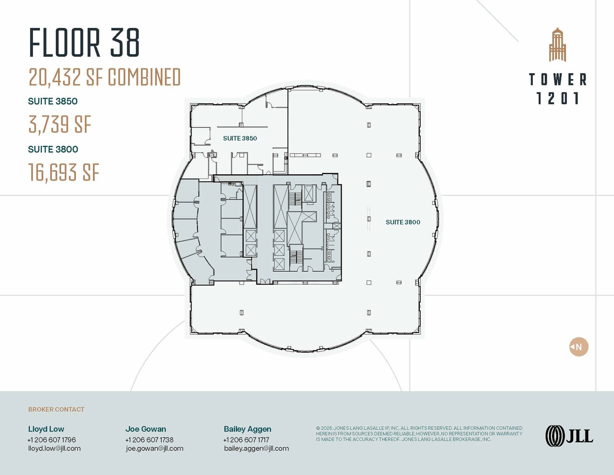 1201 3rd Ave, Seattle, WA for lease Floor Plan- Image 1 of 2