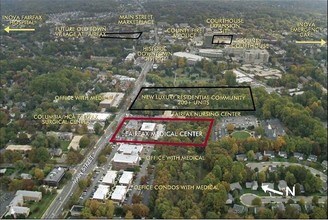 10721 Main St, Fairfax, VA - AERIAL  map view