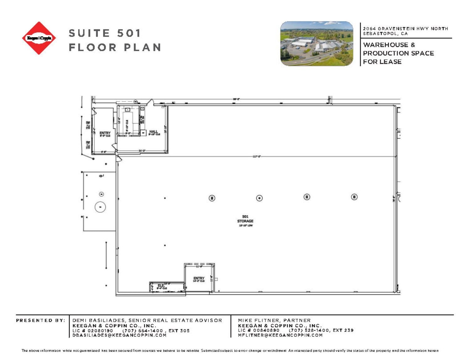 2064 Gravenstein Hwy N, Sebastopol, CA à louer Plan d’étage- Image 1 de 4