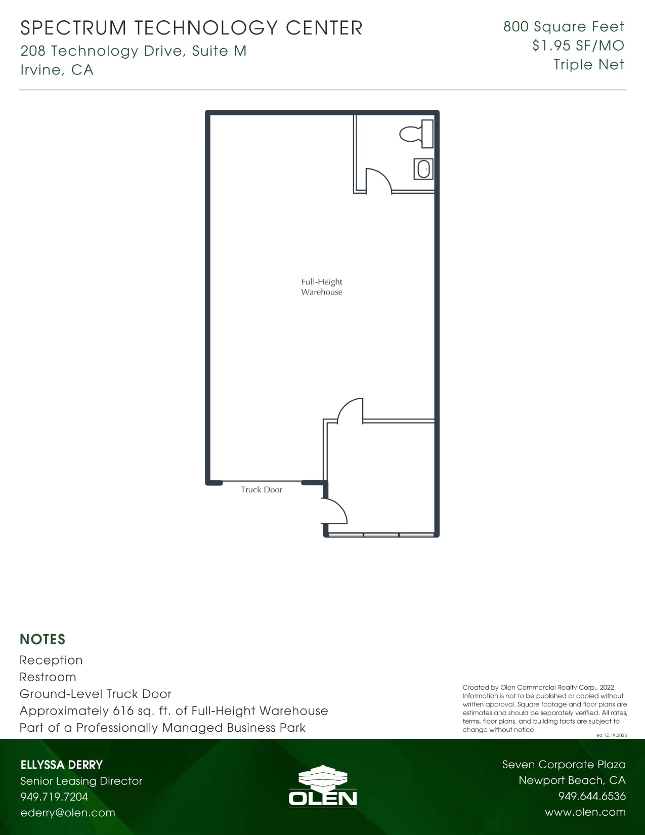 208 Technology Dr, Irvine, CA for lease Floor Plan- Image 1 of 1