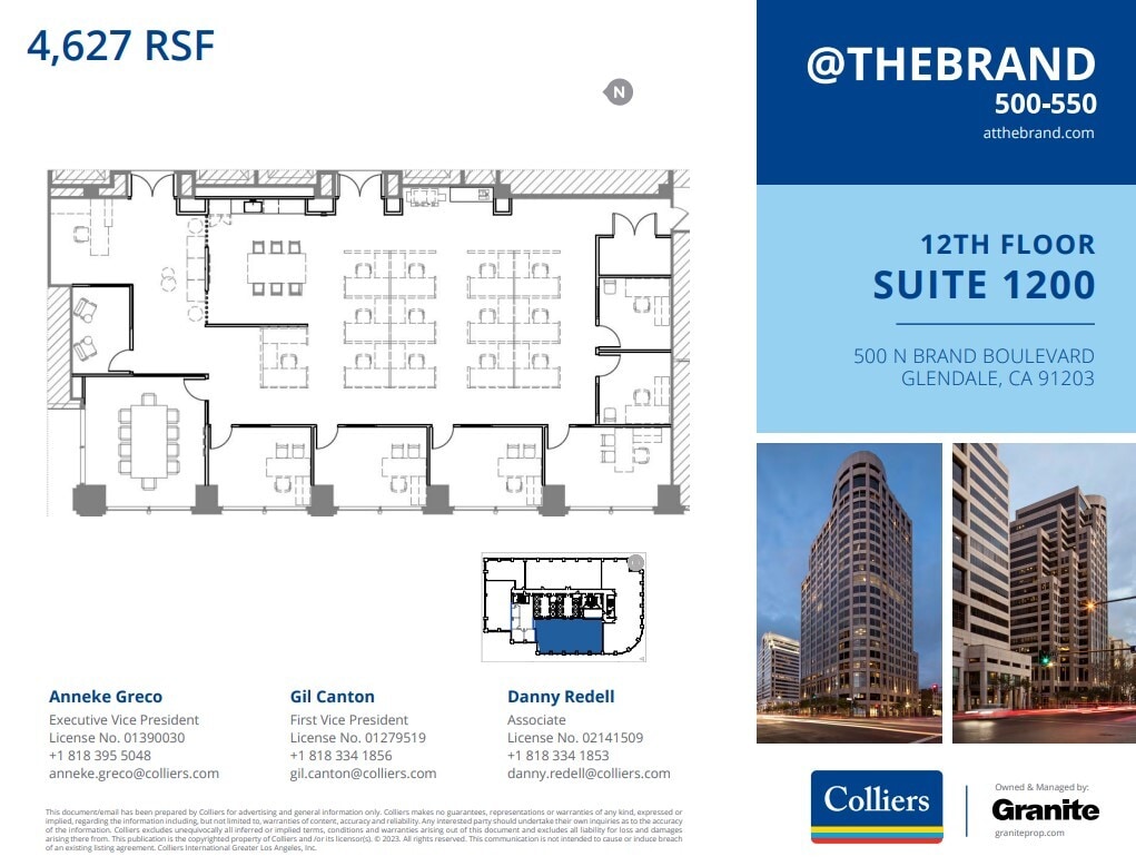 500-550 N Brand Blvd, Glendale, CA for lease Floor Plan- Image 1 of 1