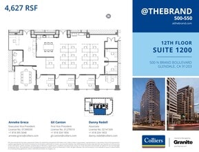 500-550 N Brand Blvd, Glendale, CA for lease Floor Plan- Image 1 of 1