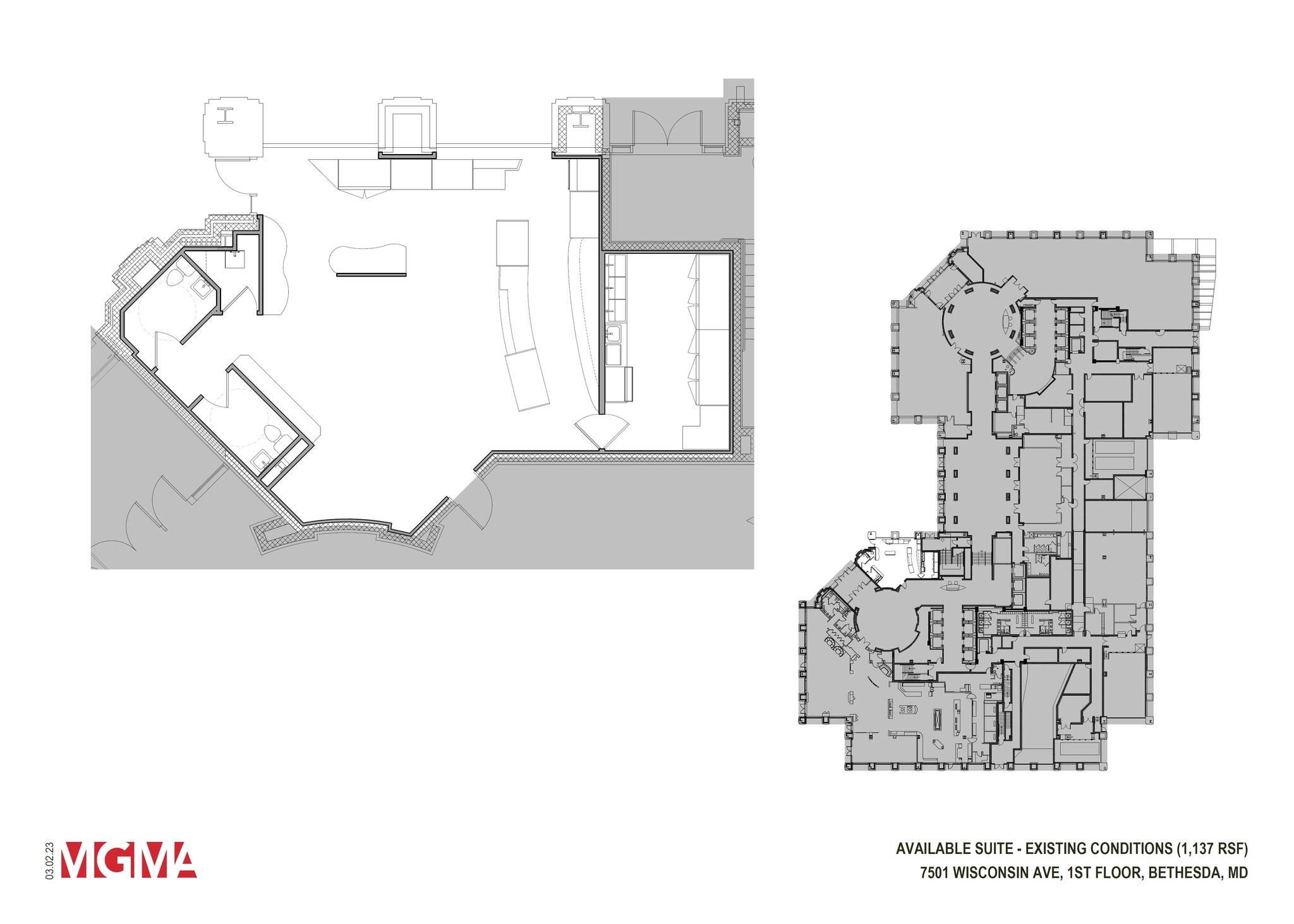 7501 Wisconsin Ave, Bethesda, MD à louer Plan d’étage- Image 1 de 1