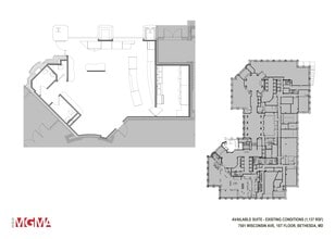7501 Wisconsin Ave, Bethesda, MD à louer Plan d’étage- Image 1 de 1
