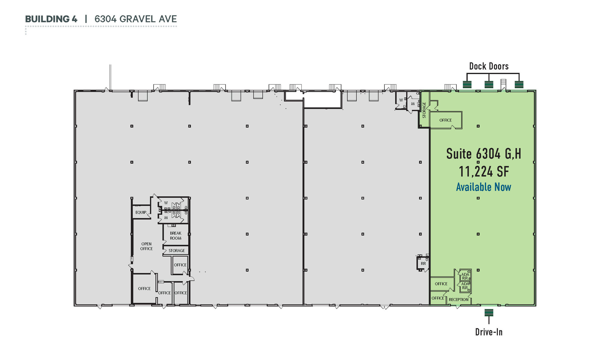 6304 Gravel Ave, Alexandria, VA à louer Plan d’étage- Image 1 de 1