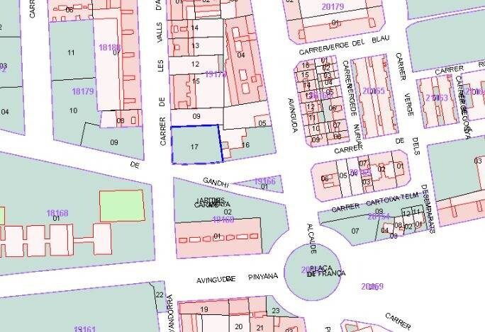 Carrer Gandhi, 8, Lleida, Lérida à vendre - Plan cadastral - Image 2 de 2