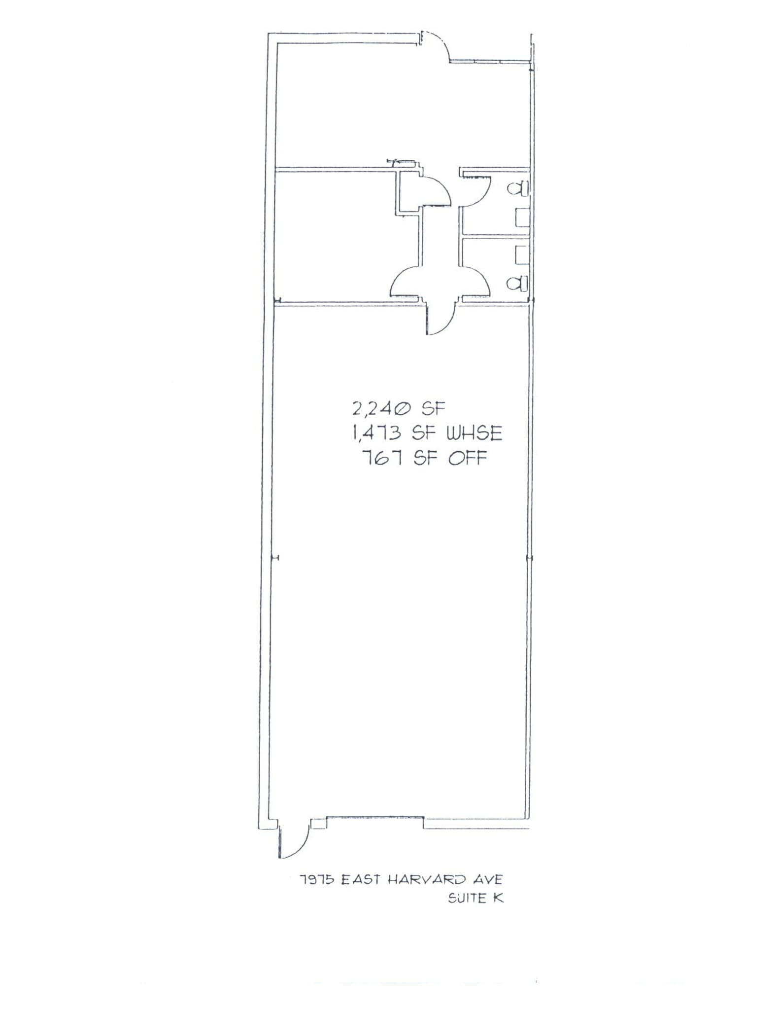 7925 E Harvard Ave, Denver, CO à louer Plan de site- Image 1 de 1