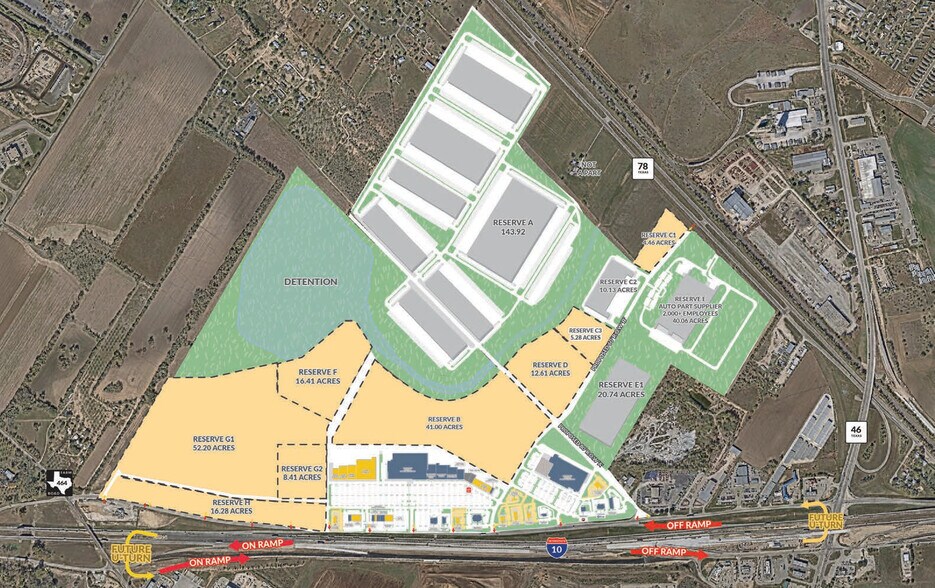 2000 E I-10 Fwy, Seguin, TX à louer - Plan de site - Image 2 de 3