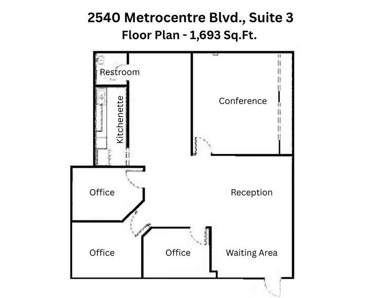 2540 Metrocentre Blvd, West Palm Beach, FL à louer - Photo du bâtiment - Image 3 de 12