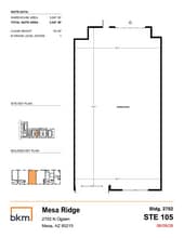 4215 E McDowell Rd, Mesa, AZ à louer Plan d’étage- Image 1 de 1