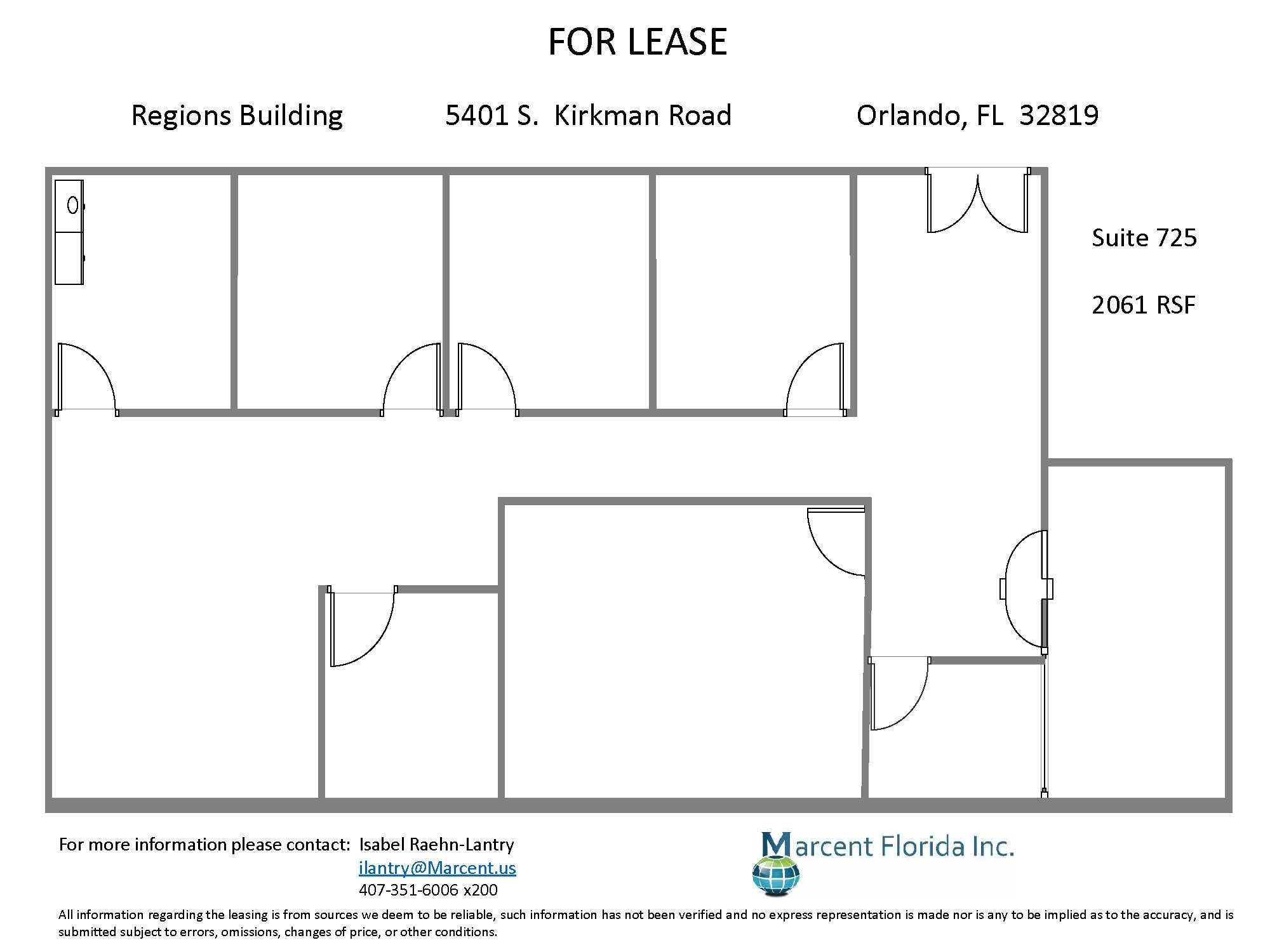 5401 S Kirkman Rd, Orlando, FL à louer Plan d’étage- Image 1 de 1