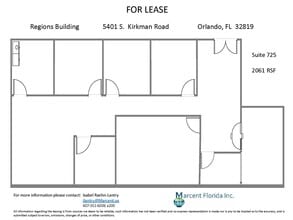 5401 S Kirkman Rd, Orlando, FL à louer Plan d’étage- Image 1 de 1