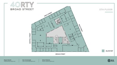 40 Broad St, Boston, MA à louer Plan de site- Image 1 de 1