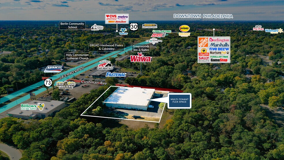 110 Cushman Ave, West Berlin, NJ à vendre - Photo du bâtiment - Image 2 de 6