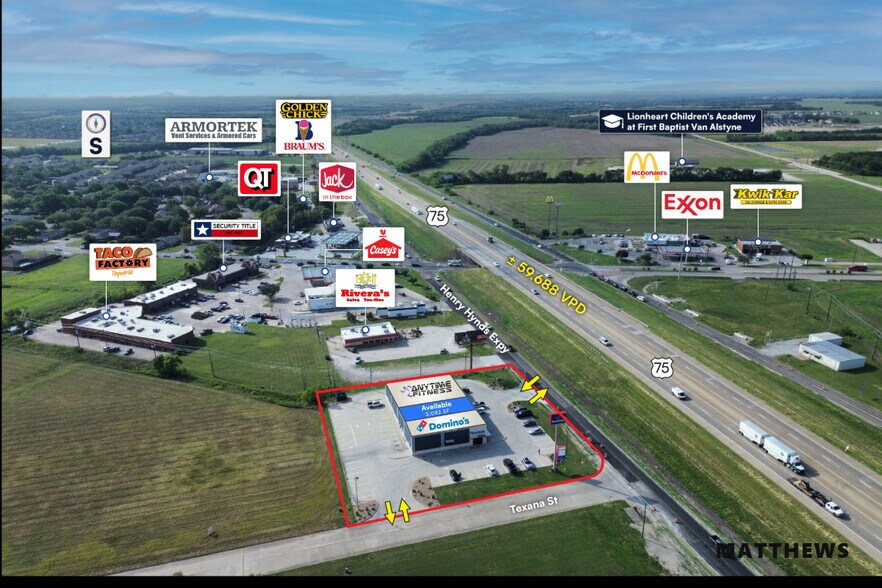 385 N Henry Hynds Expy, Van Alstyne, TX à louer - Photo du bâtiment - Image 3 de 4
