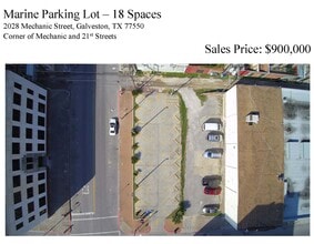 2028 Mechanic St, Galveston, TX - Aerial map view