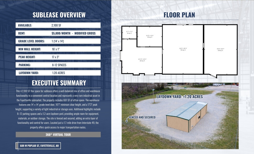 609 W Poplar St, Fayetteville, AR for lease - Other - Image 3 of 9