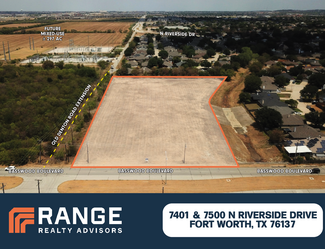 Plus de détails pour 7401 N. Riverside Dr., Fort Worth, TX - Terrain à vendre