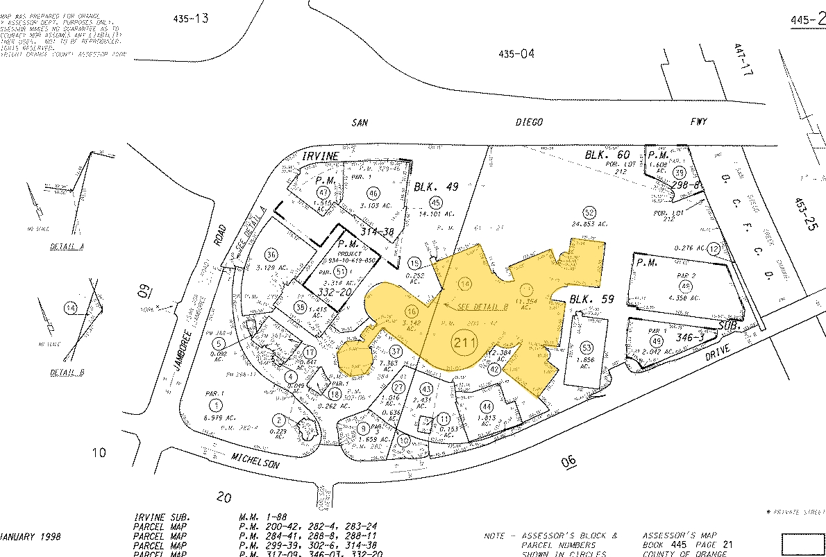 3347 Michelson Dr, Irvine, CA à vendre Plan cadastral- Image 1 de 1