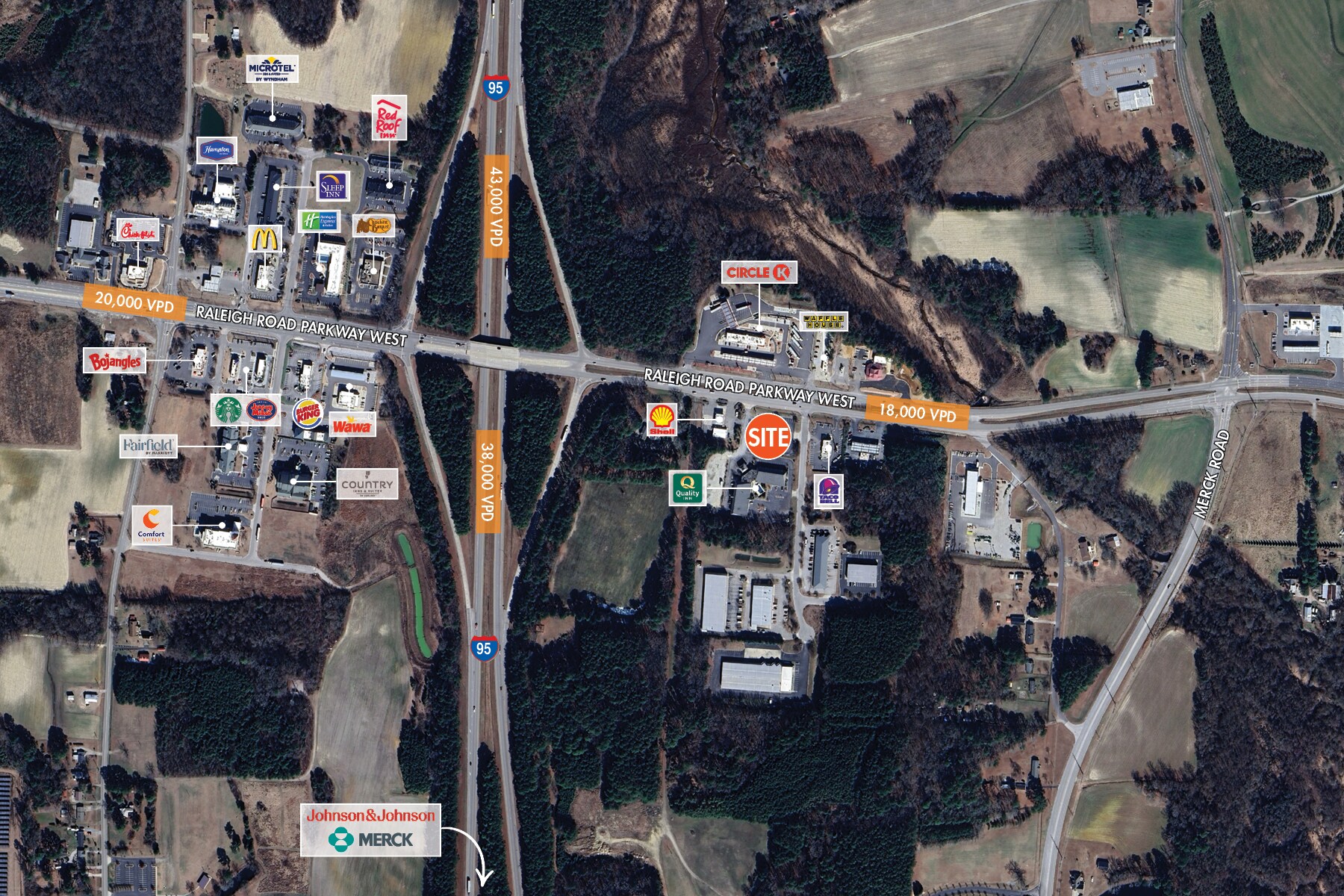 4935 Raleigh Road Pky W, Wilson, NC for lease Aerial- Image 1 of 3