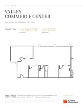 4745 N 7th St, Phoenix, AZ à louer Plan d’étage- Image 1 de 1