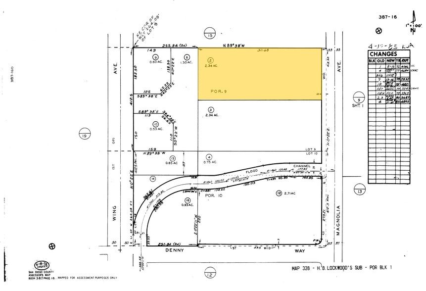 1666 N Magnolia Ave, El Cajon, CA à louer - Plan cadastral - Image 2 de 6