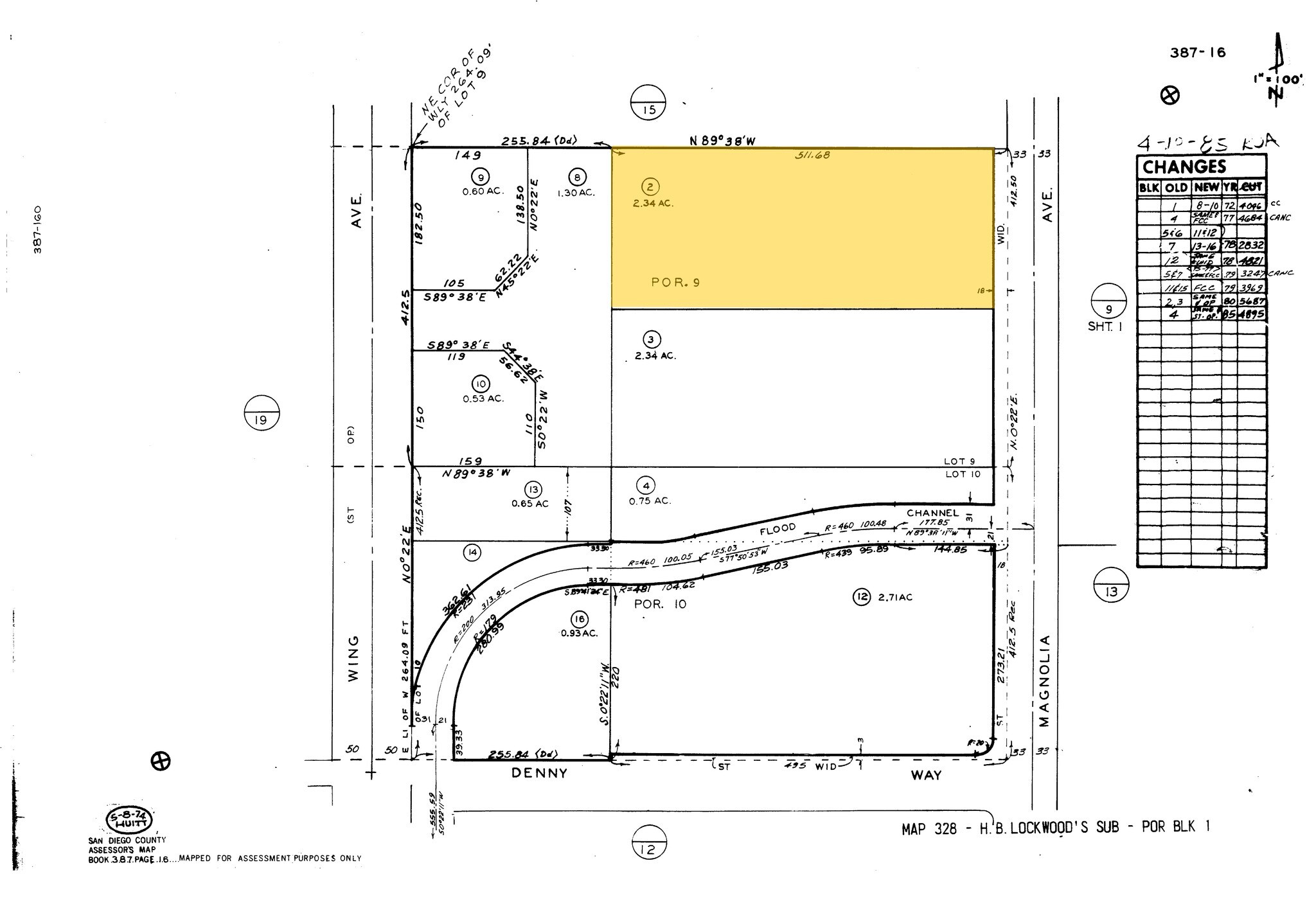 1666 N Magnolia Ave, El Cajon, CA à louer Plan cadastral- Image 1 de 2