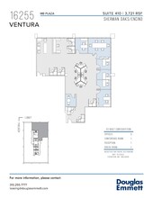 16255 Ventura Blvd, Encino, CA à louer Plan d’étage- Image 1 de 1