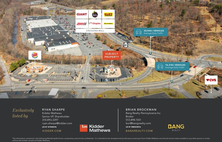 6198 Cressona Mall, Pottsville, PA à vendre - Photo du bâtiment - Image 2 de 8