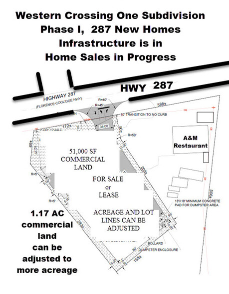 455 AZ-287 Hwy, Florence, AZ à vendre - Plan cadastral - Image 1 de 2