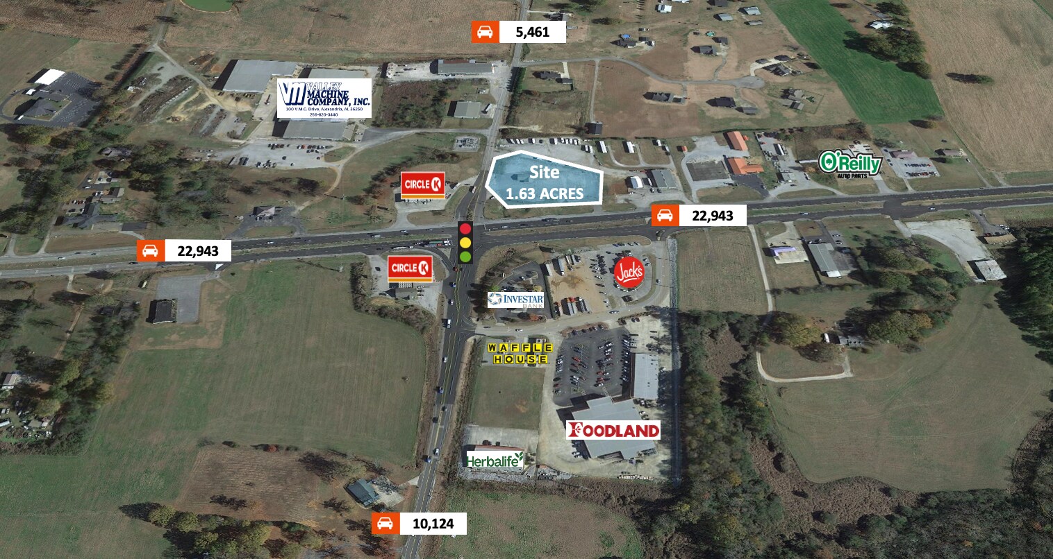 7590 US Highway 431, Alexandria, AL for sale Aerial- Image 1 of 14