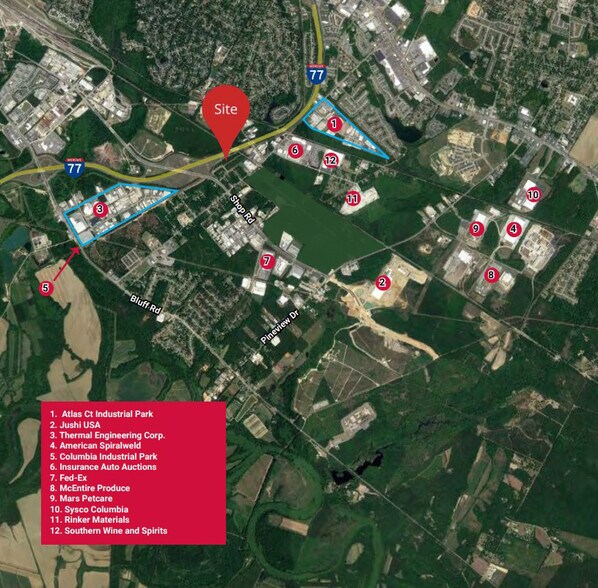 1709 Atlas rd, Columbia, SC à louer - Photo du bâtiment - Image 2 de 6