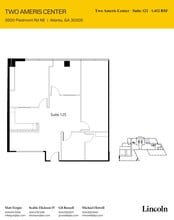 3500 Piedmont Rd NE, Atlanta, GA à louer Plan d’étage- Image 1 de 1