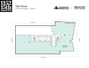 1152 15th St NW, Washington, DC for lease Floor Plan- Image 2 of 2