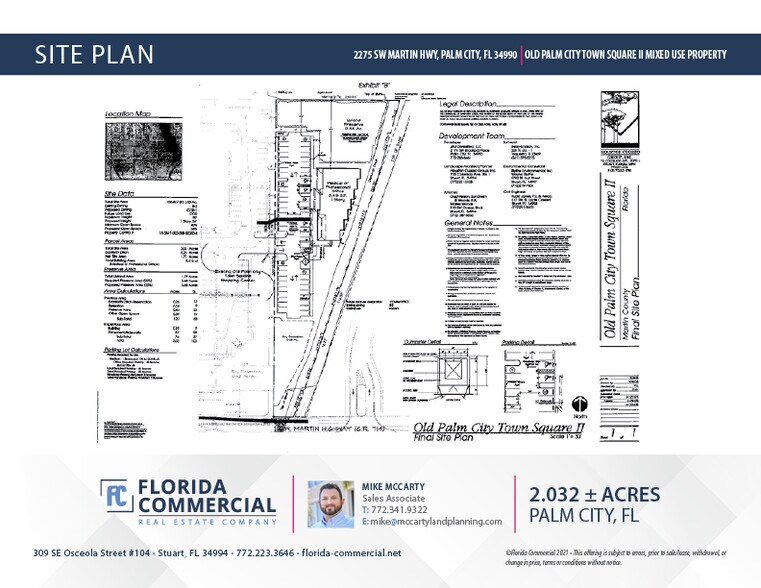 2275 SW Martin Hwy, Palm City, FL à vendre - Plan de site - Image 2 de 3