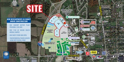 2400 Saint Marys Rd, Sidney, OH - AÉRIEN  Vue de la carte - Image1