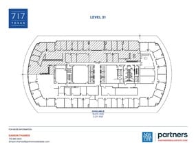 717 Texas Ave, Houston, TX à louer Plan d’étage- Image 1 de 1