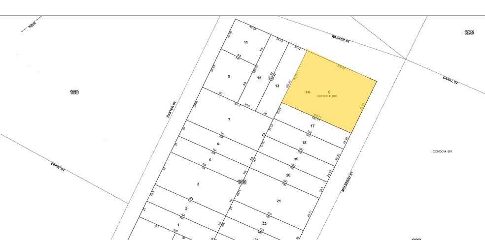 206-212 Canal St, New York, NY à vendre - Plan cadastral - Image 2 de 5