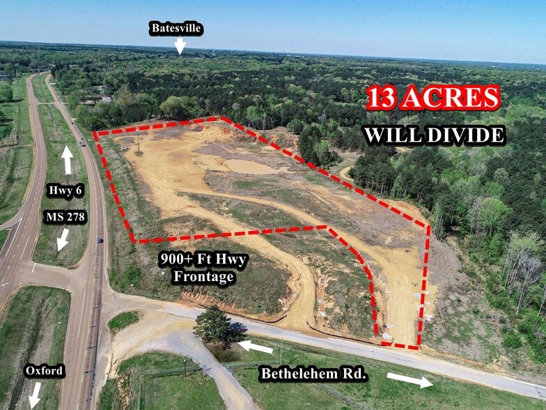 20731 Highway 6 E, Batesville, MS for sale - Aerial - Image 1 of 24