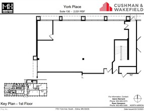 7701 York Ave S, Edina, MN à louer Plan d  tage- Image 1 de 1