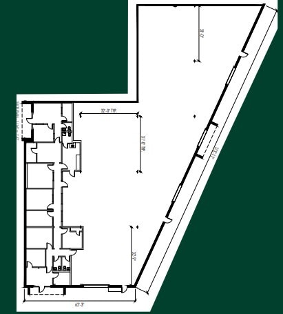 1123-1131 Cobb Pky S, Marietta, GA for lease Floor Plan- Image 1 of 1