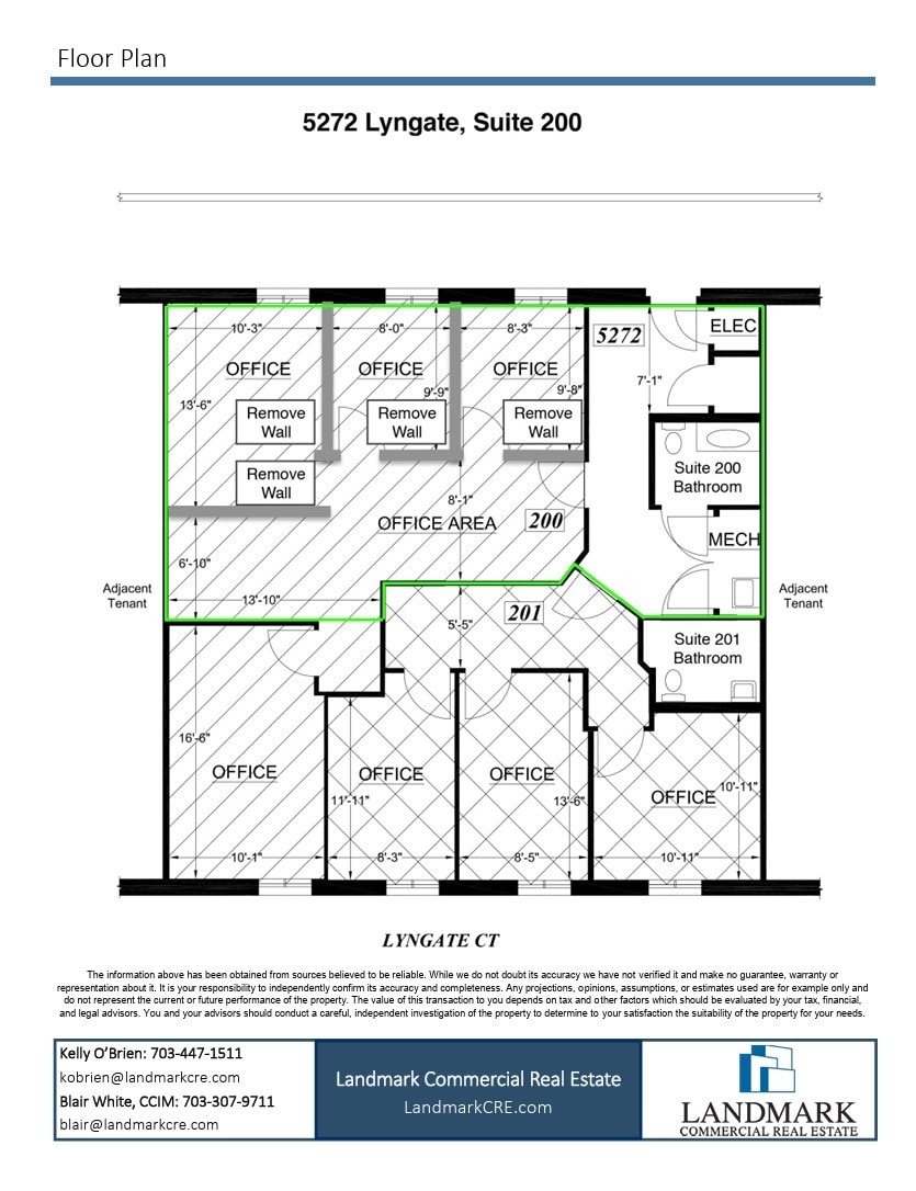 5268-5294 Lyngate Ct, Burke, VA for lease Floor Plan- Image 1 of 2